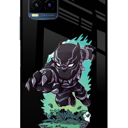 Black Panther Vivo Y21T Metal Case Back Cover by Casekaro