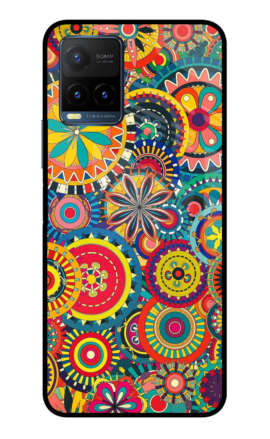 Gol Gol Art Vivo Y21T Back Cover, Metal case