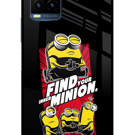 Find your inner Minion Vivo Y21T Metal Case Back Cover by Casekaro
