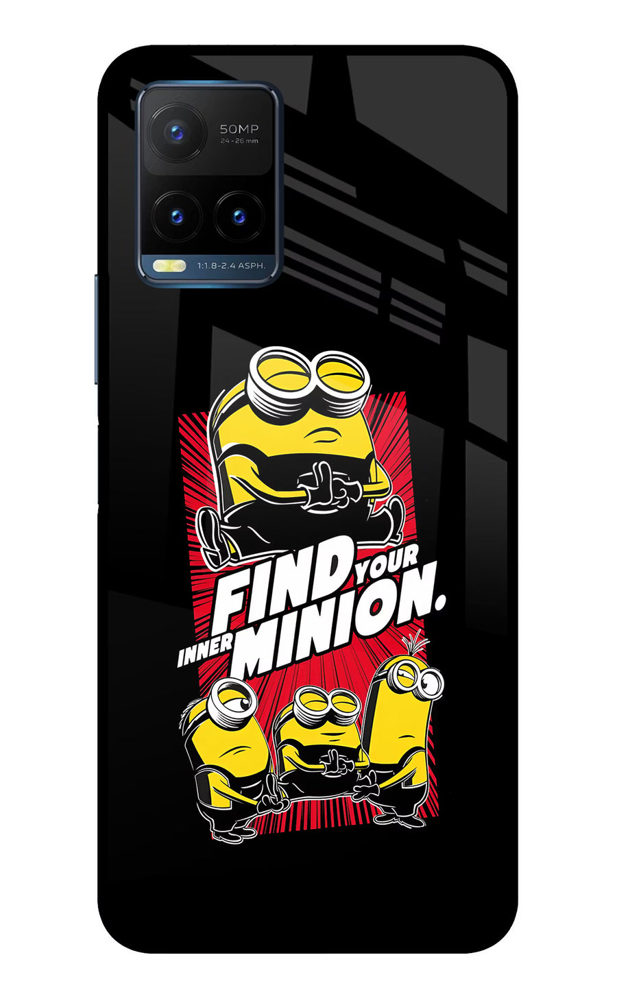 Find your inner Minion Vivo Y21T Back Cover, Metal case