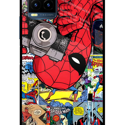 Spider Man Vivo Y21T Metal Case Back Cover by Casekaro