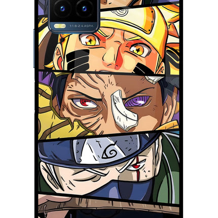 Naruto Character Vivo Y21T Metal Case Back Cover by Casekaro