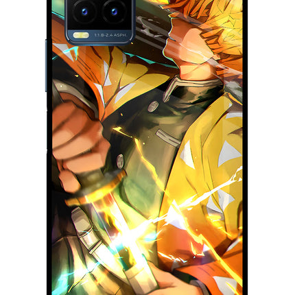 Demon Slayer Vivo Y21T Metal Case Back Cover by Casekaro
