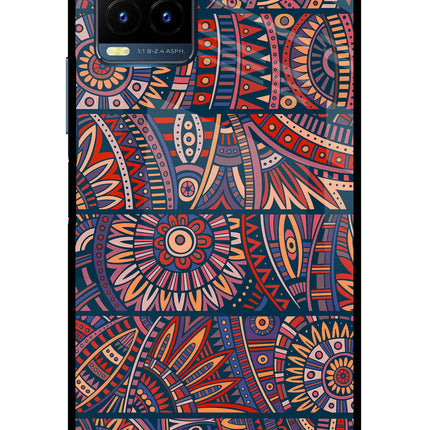 African Culture Design Vivo Y21T Metal Case Back Cover by Casekaro