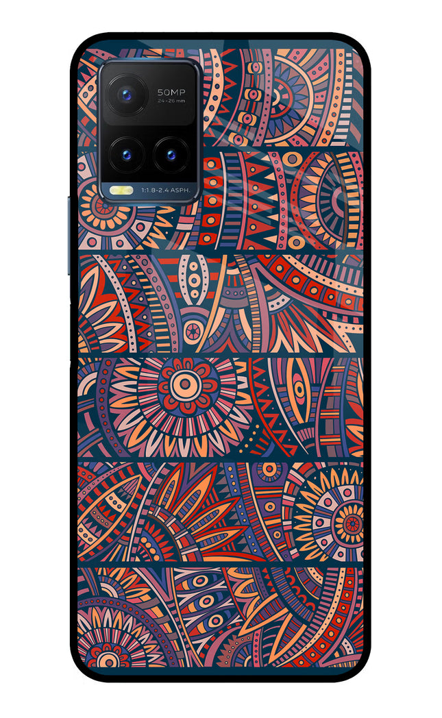African Culture Design Vivo Y21T Metal Case Back Cover by Casekaro