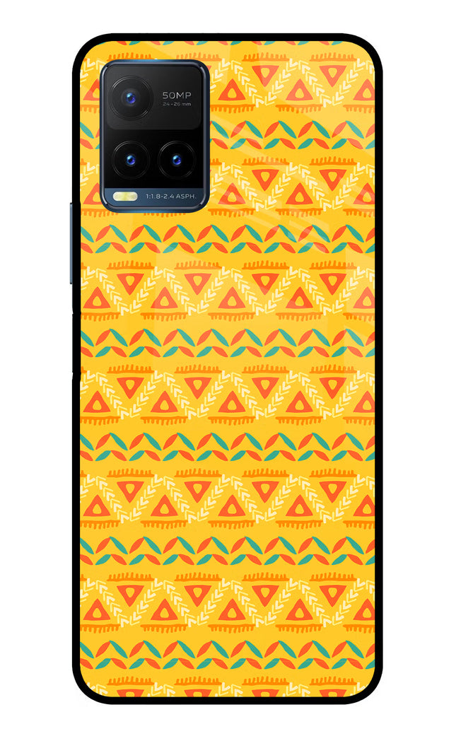 Tribal Pattern Vivo Y21T Metal Case Back Cover by Casekaro