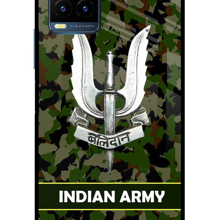 Balidan Indian Logo Vivo Y21T Metal Case Back Cover by Casekaro