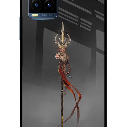 Shiv Trishul Vivo Y21T Metal Case Back Cover by Casekaro