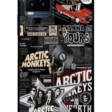 Arctic Monkeys Vivo Y21T Metal Case Back Cover by Casekaro
