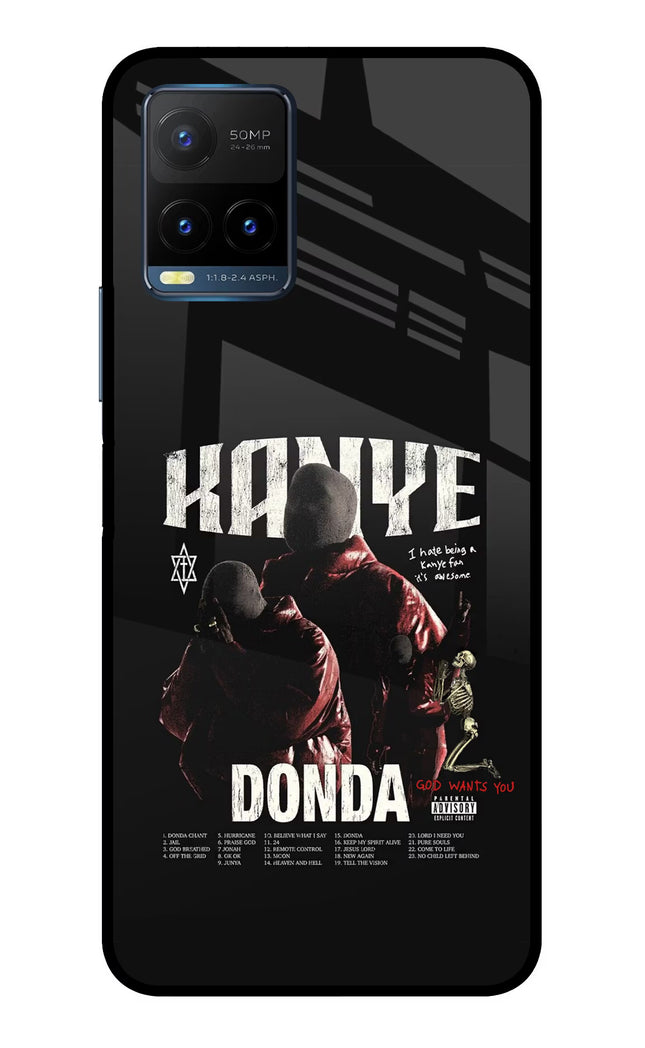 Donda Kanye West Vivo Y21T Metal Case Back Cover by Casekaro