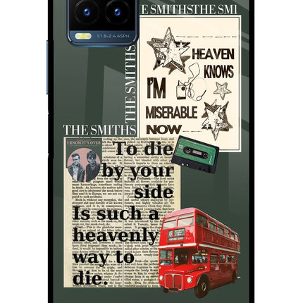 The Smiths Vivo Y21T Metal Case Back Cover by Casekaro
