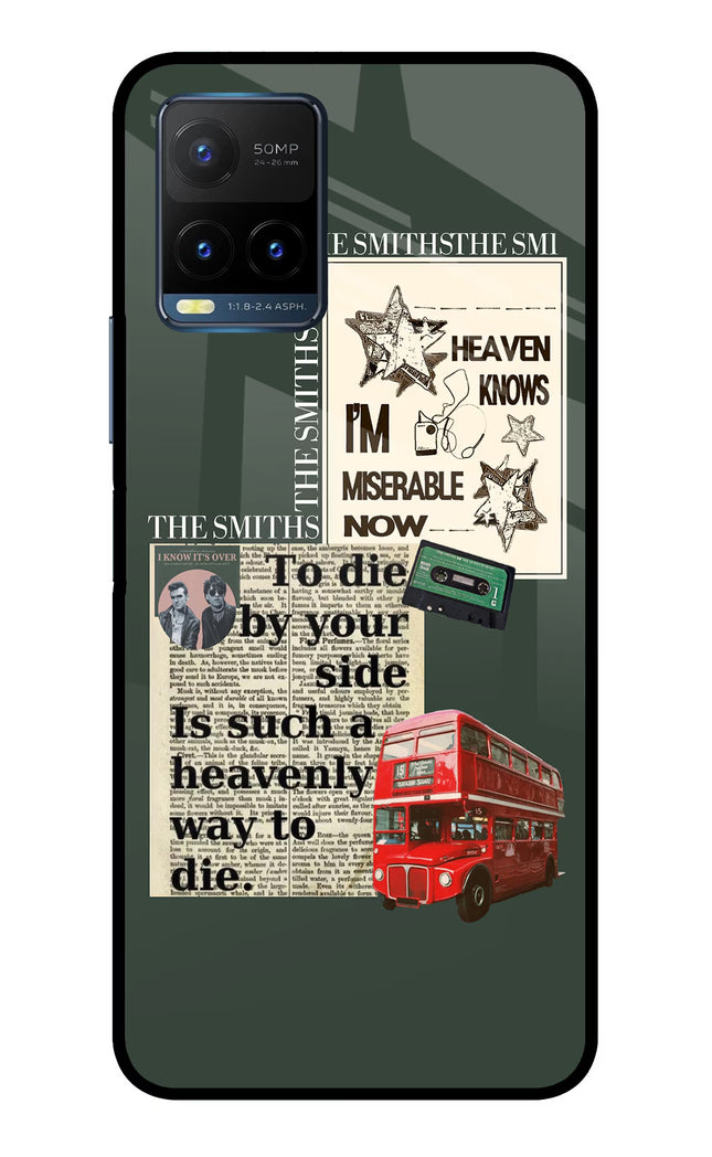 The Smiths Vivo Y21T Metal Case Back Cover by Casekaro