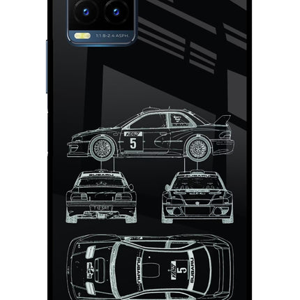 WRC'99 Vivo Y21T Metal Case Back Cover by Casekaro