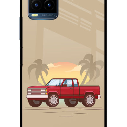Desert Classic Drive Vivo Y21T Metal Case Back Cover by Casekaro