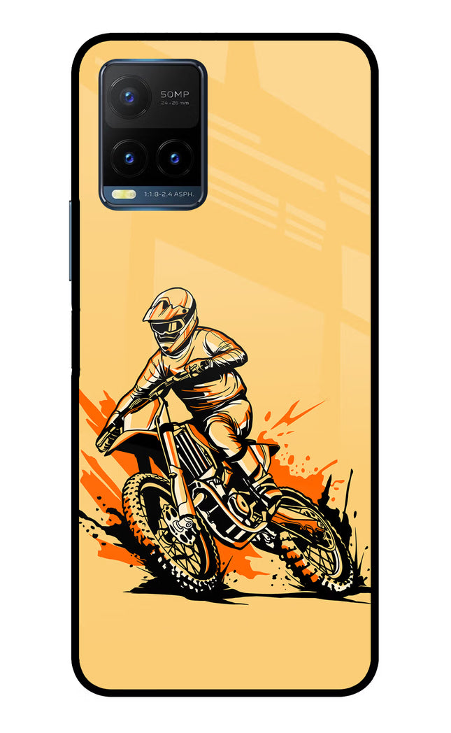 Off-Road Fury Vivo Y21T Metal Case Back Cover by Casekaro