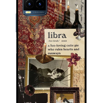 Libra Zodiac Vivo Y21T Metal Case Back Cover by Casekaro