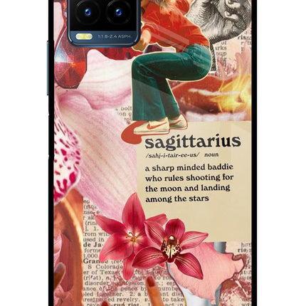 Sagittarius Zodiac Vivo Y21T Metal Case Back Cover by Casekaro
