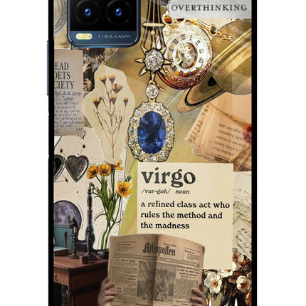 Virgo Zodiac Vivo Y21T Metal Case Back Cover by Casekaro