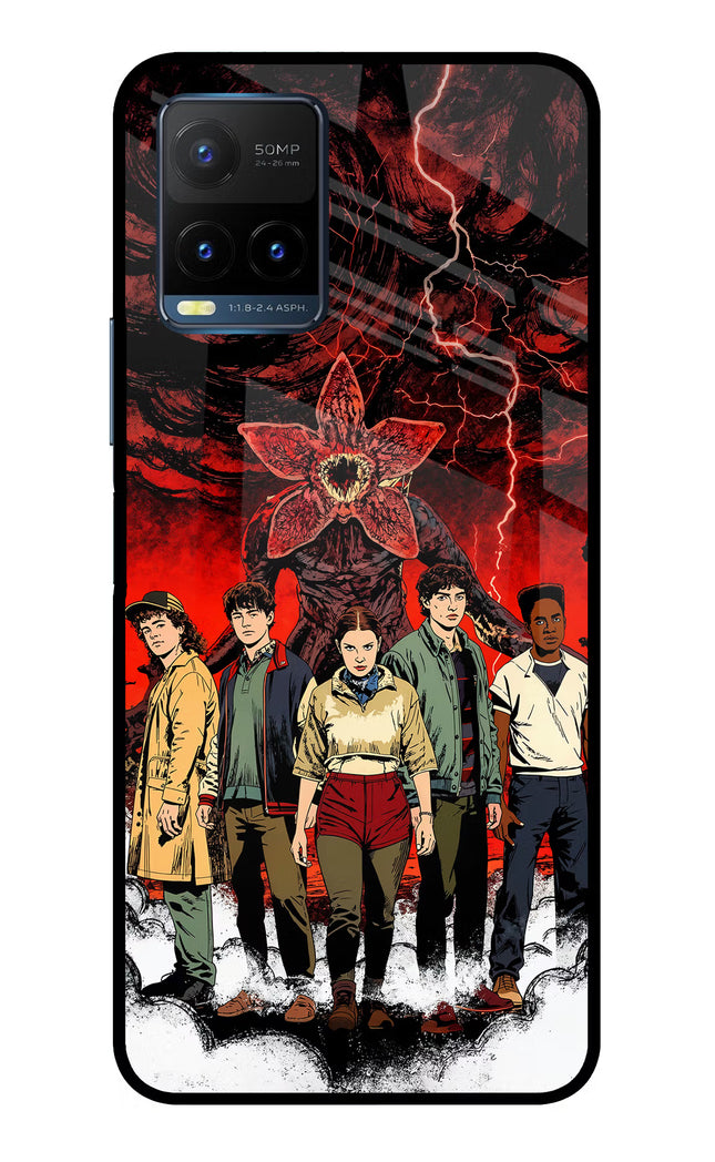 Ordinary Things Characters Vivo Y21T Metal Case Back Cover by Casekaro