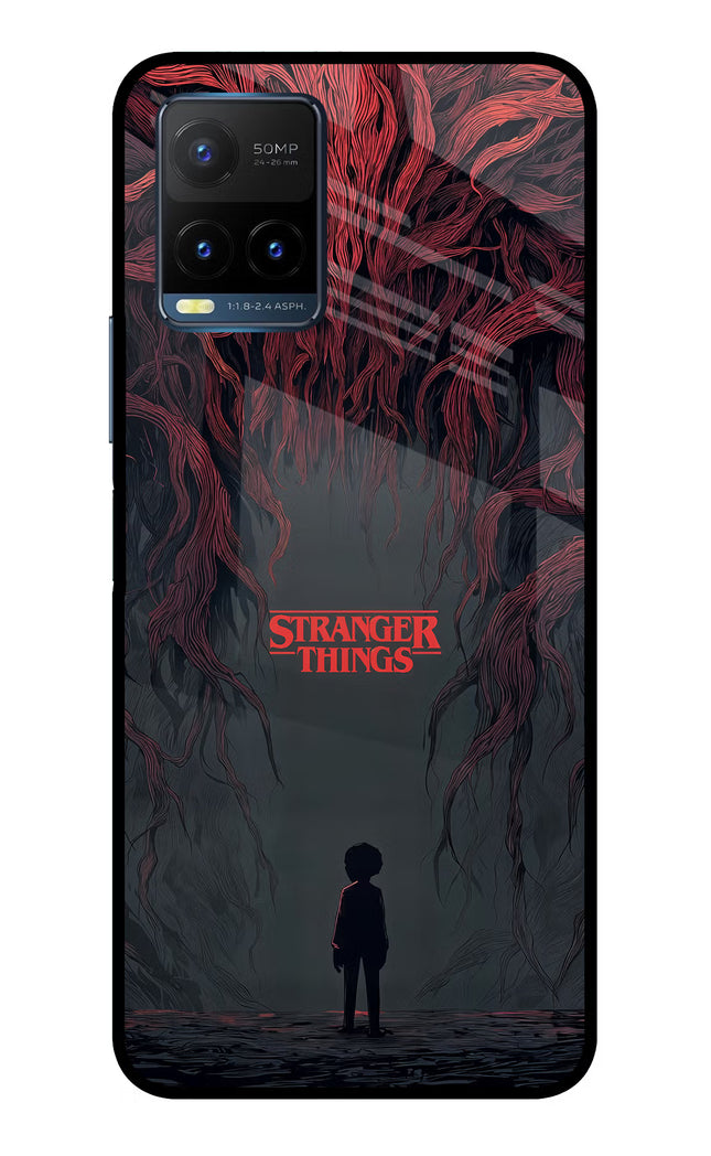 Ordinary Things Dark Side Vivo Y21T Metal Case Back Cover by Casekaro