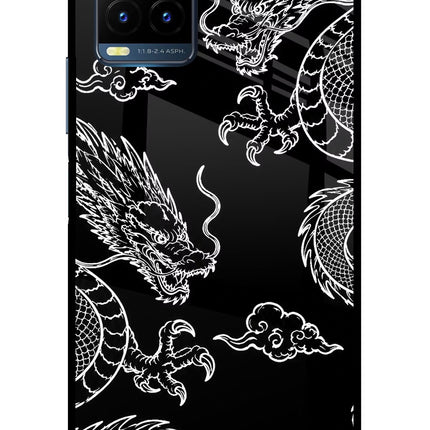 Twin Dragons Vivo Y21T Metal Case Back Cover by Casekaro