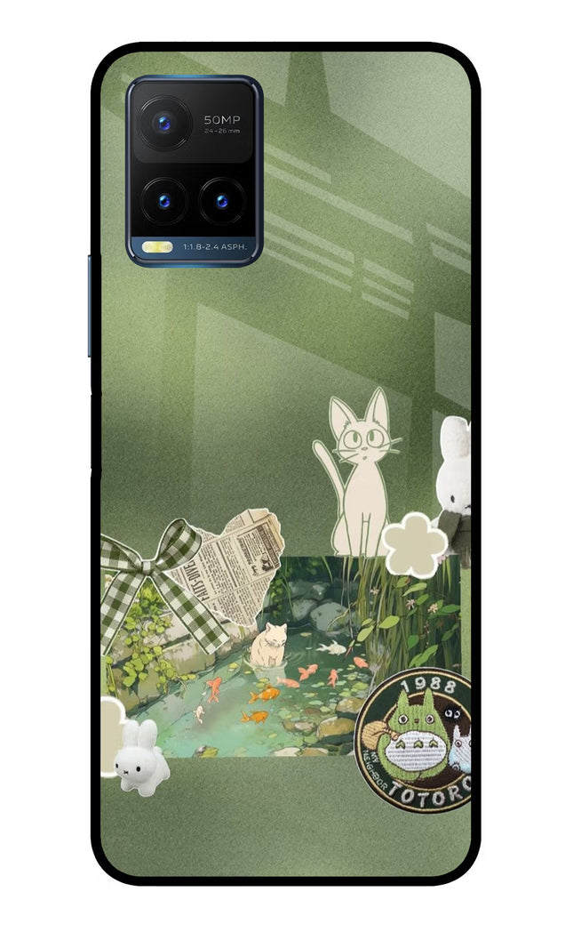 Aesthetic anime Vivo Y21T Metal Case Back Cover by Casekaro