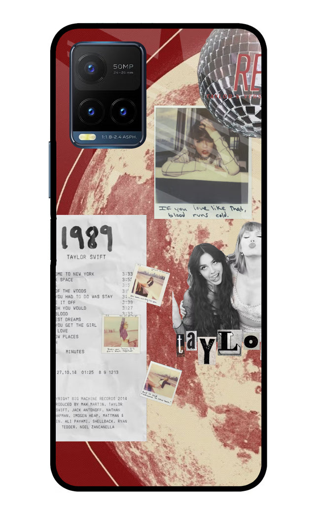 Taylor Swift Vivo Y21T Metal Case Back Cover by Casekaro