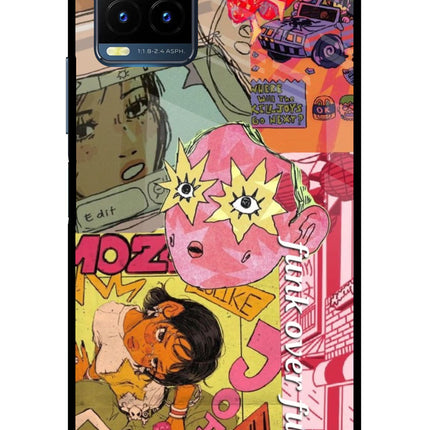 Funkover Vivo Y21T Metal Case Back Cover by Casekaro