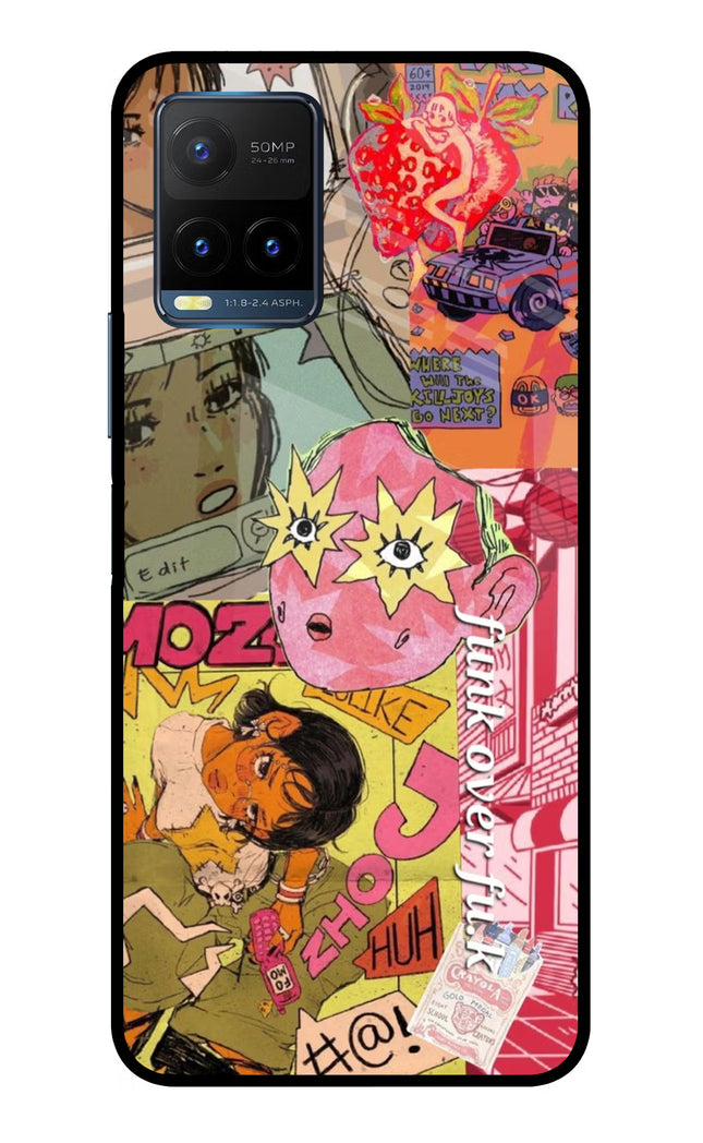 Funkover Vivo Y21T Metal Case Back Cover by Casekaro
