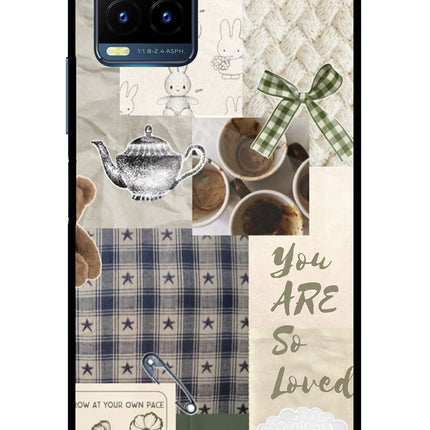 Cookie Vivo Y21T Metal Case Back Cover by Casekaro