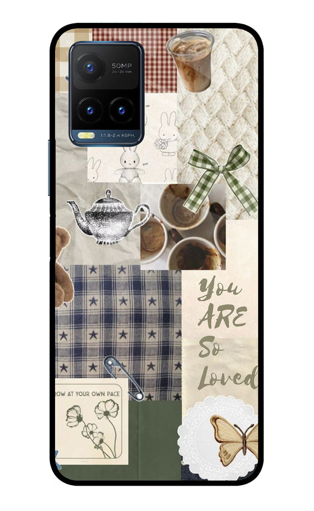Cookie Vivo Y21T Metal Case Back Cover by Casekaro