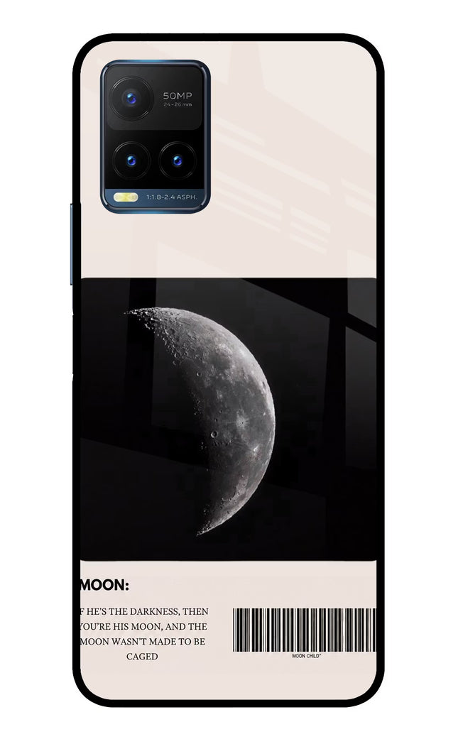 Moon Phase Vivo Y21T Metal Case Back Cover by Casekaro
