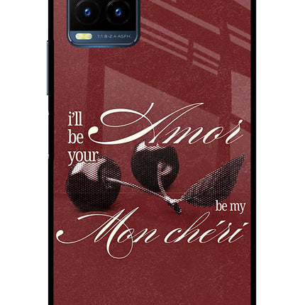 Velvet Cherry Vivo Y21T Metal Case Back Cover by Casekaro