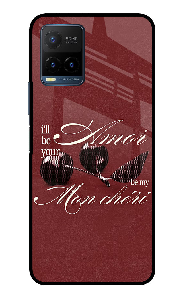 Velvet Cherry Vivo Y21T Metal Case Back Cover by Casekaro