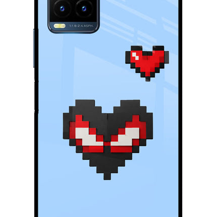 Peter Heart Vivo Y21T Metal Case Back Cover by Casekaro