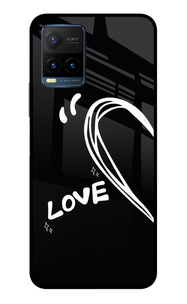 Love Line Vivo Y21T Metal Case Back Cover by Casekaro
