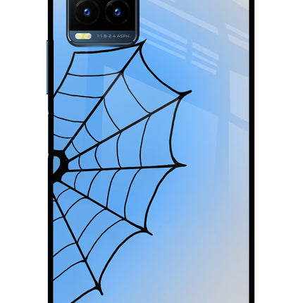 Blue Web Vivo Y21T Metal Case Back Cover by Casekaro