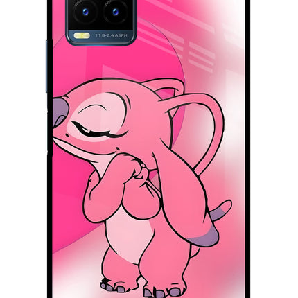 Angel Hug Vivo Y21T Metal Case Back Cover by Casekaro