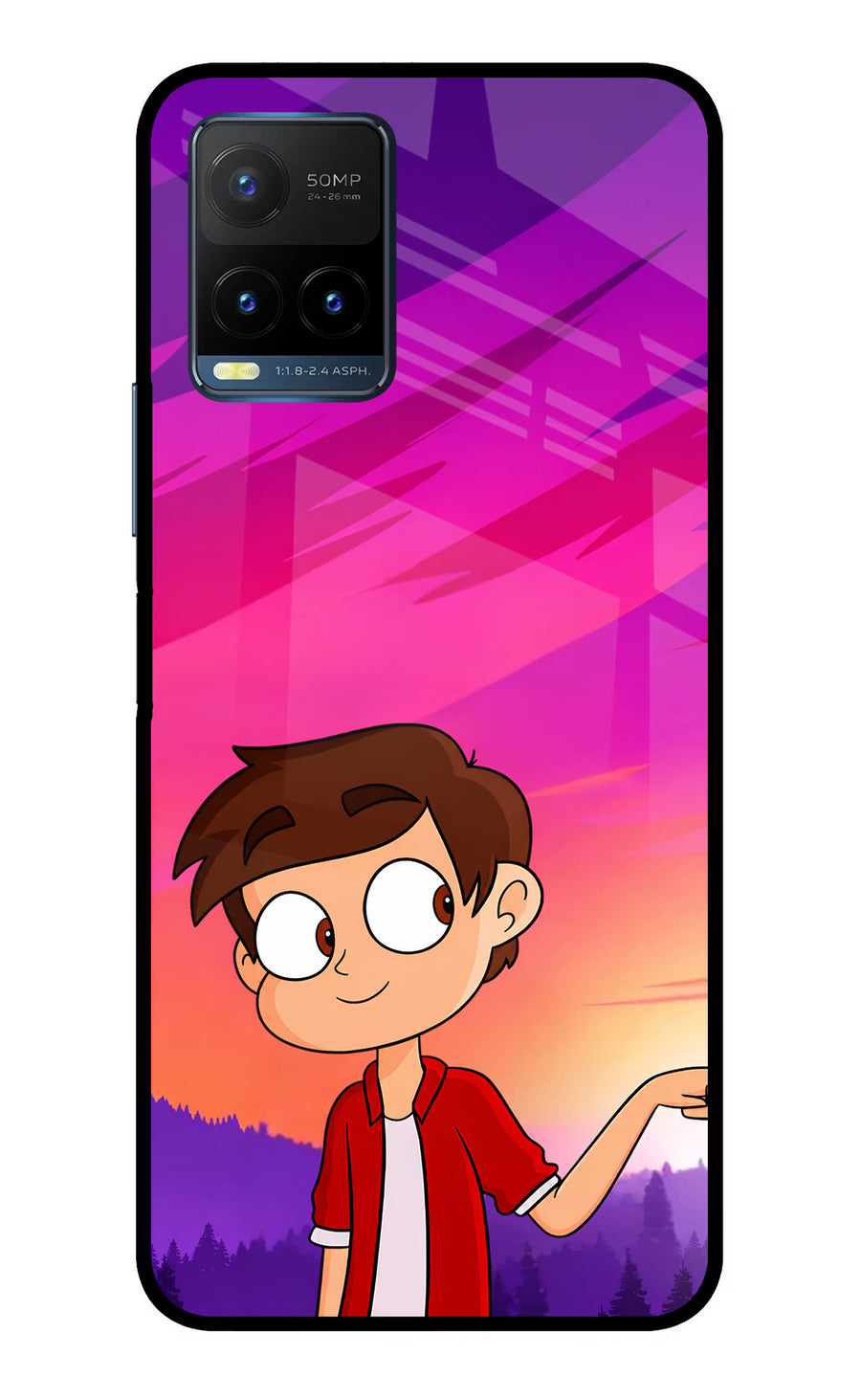 Marco Sunset Vivo Y21T Back Cover, Metal case