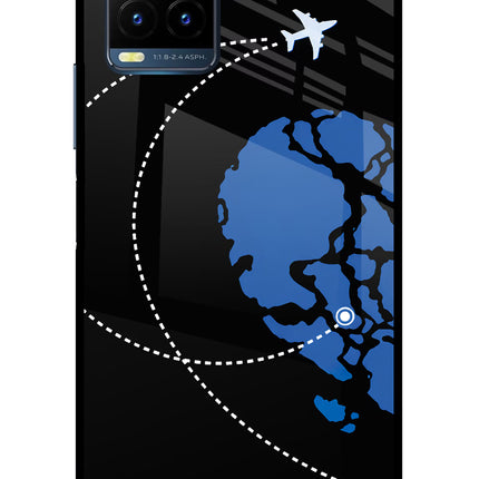 Love Orbit Vivo Y21T Metal Case Back Cover by Casekaro