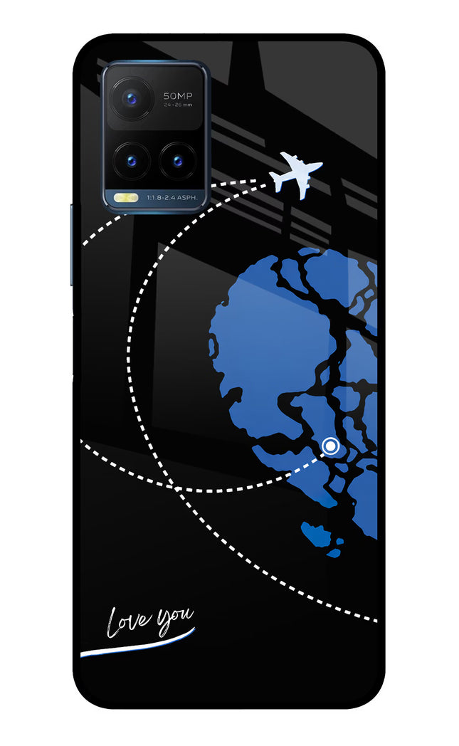 Love Orbit Vivo Y21T Metal Case Back Cover by Casekaro
