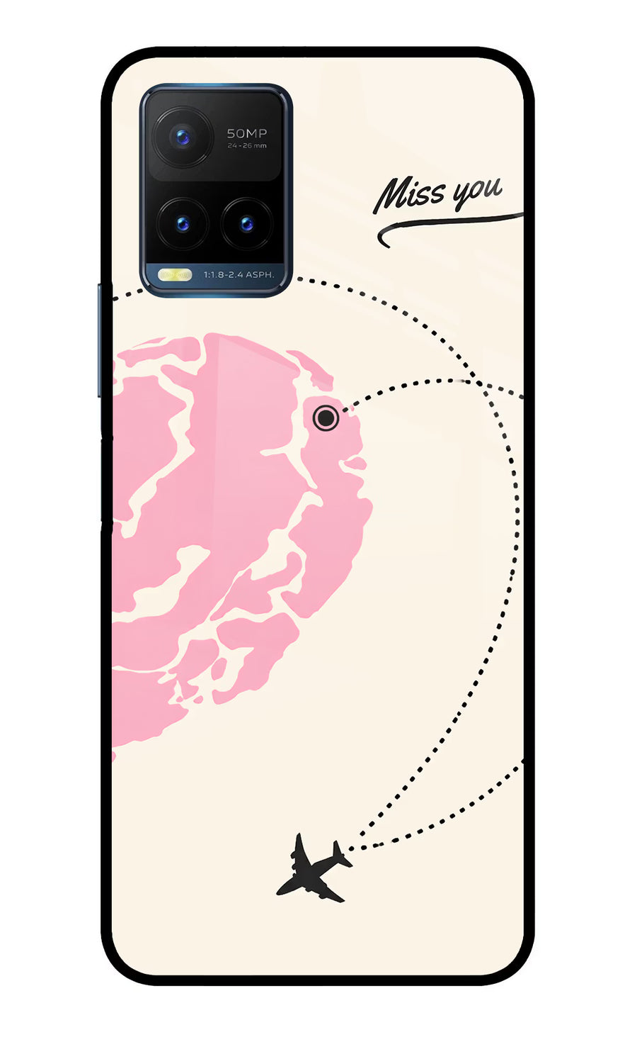 Miss Orbit Vivo Y21T Back Cover, Metal case
