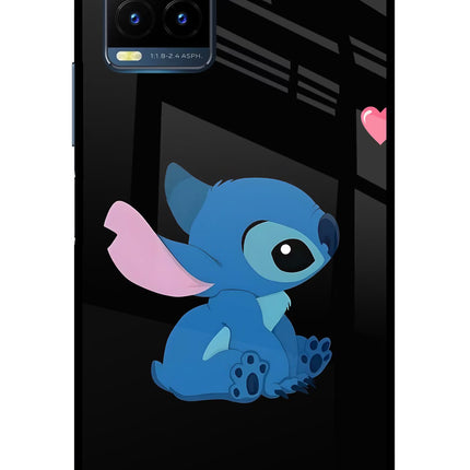 Stitch Crush Vivo Y21T Metal Case Back Cover by Casekaro