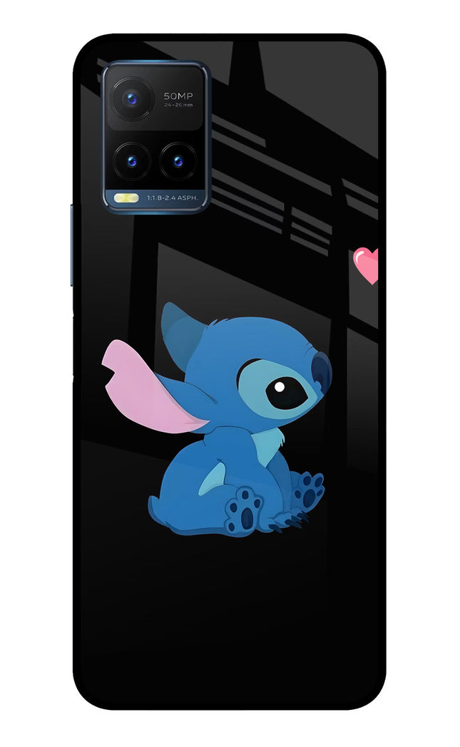 Stitch Crush Vivo Y21T Metal Case Back Cover by Casekaro