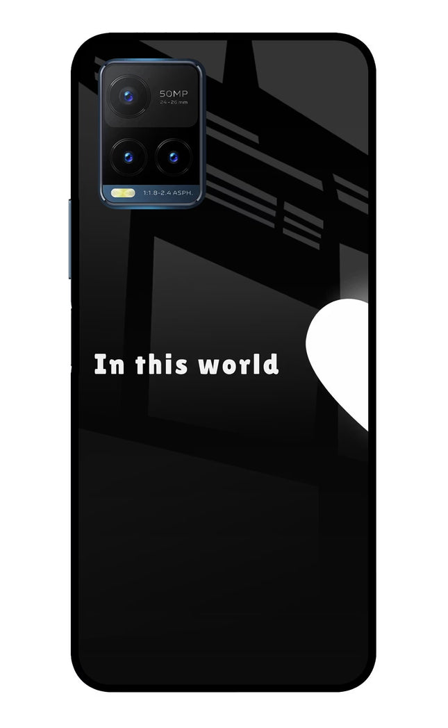 This World Vivo Y21T Metal Case Back Cover by Casekaro