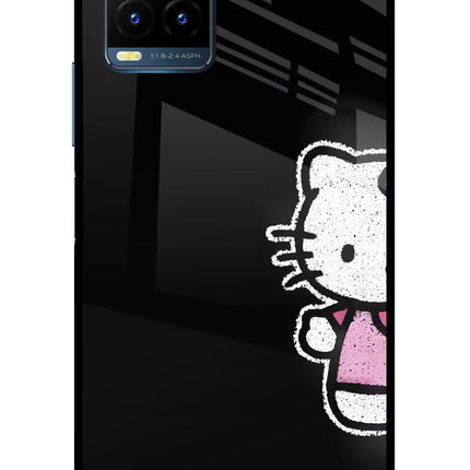 Kitty Charm Vivo Y21T Metal Case Back Cover by Casekaro