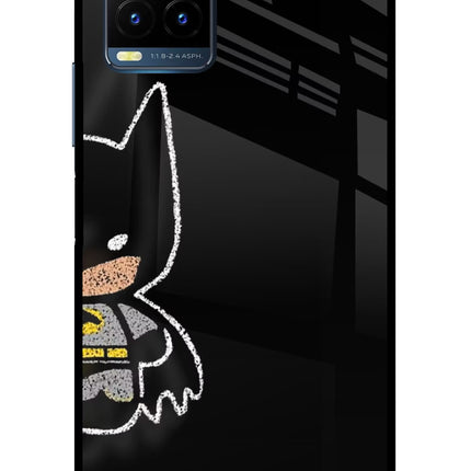 Bat Kitty Vivo Y21T Metal Case Back Cover by Casekaro