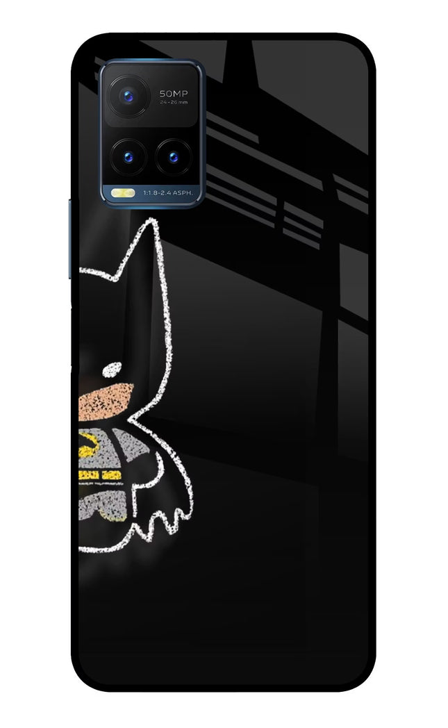 Bat Kitty Vivo Y21T Metal Case Back Cover by Casekaro
