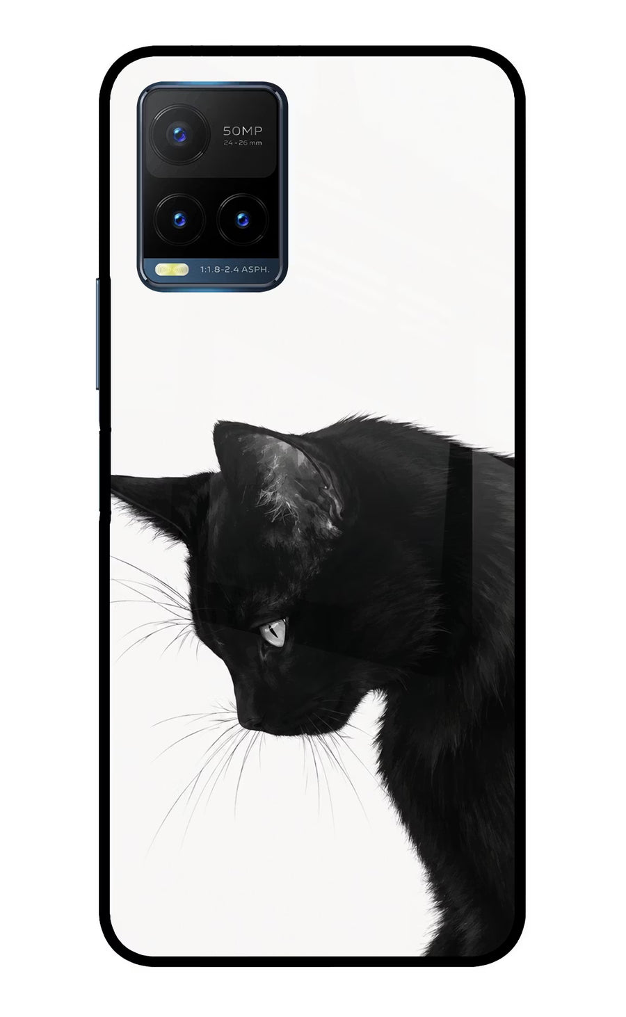 Shadow Gaze Vivo Y21T Back Cover, Metal case