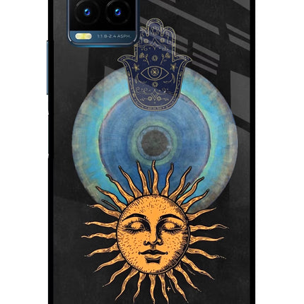 Divine Sun Vivo Y21T Metal Case Back Cover by Casekaro